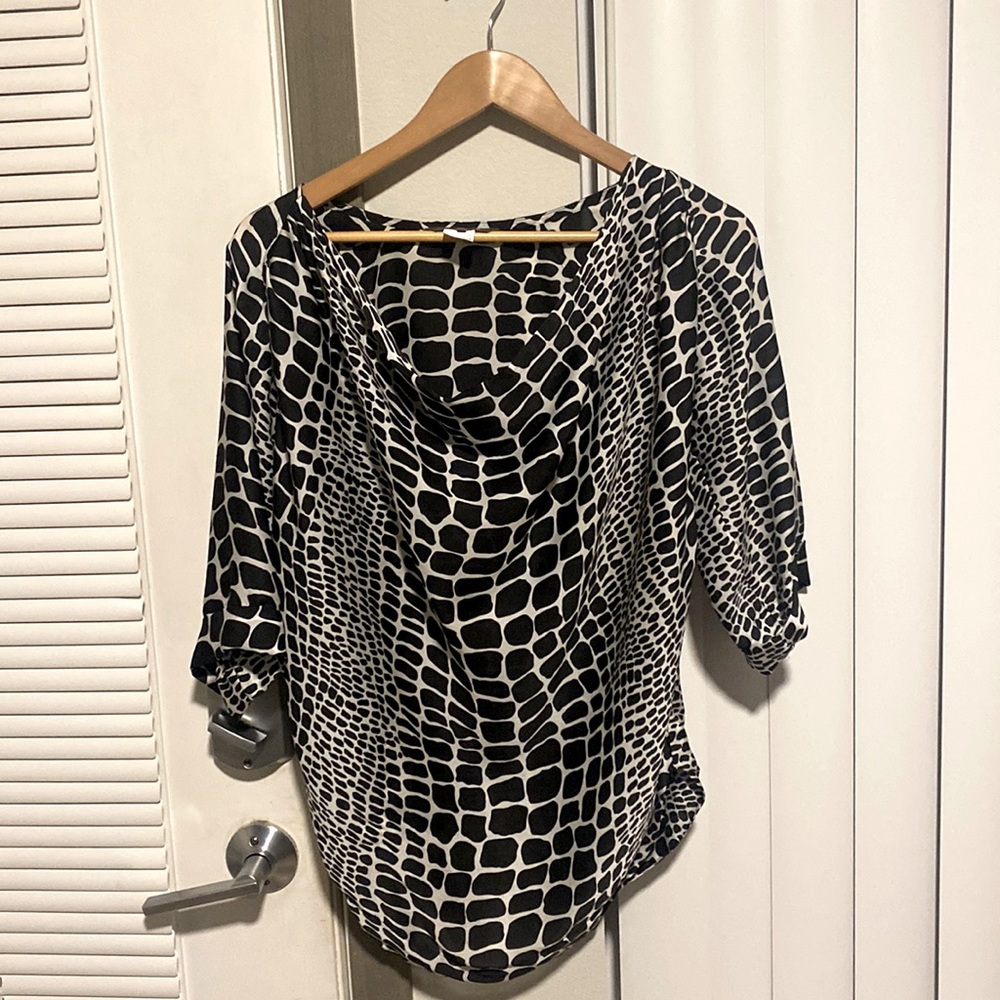 Blouse can be worn with jeans or to work.
